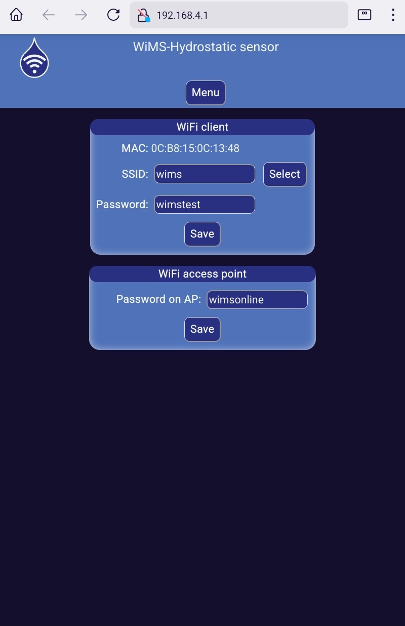 WiMS-HS10 wifi